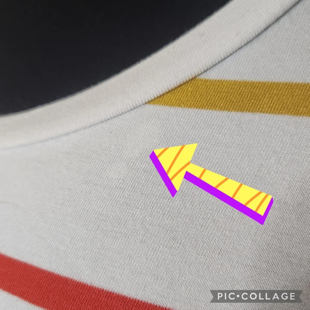 ❌️SOLD❌️ Torrid 1X Perfect Super Soft Crew Neck Short Sleeve Tee - White Stripe - Picture 3 of 5